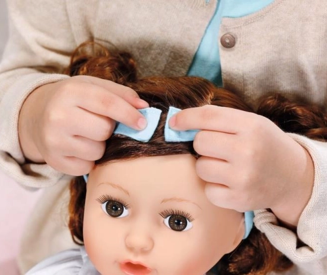 Cheveux bruns coiffables