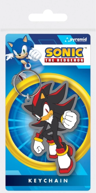 Rubberen sleutelhanger SONIC Shadow