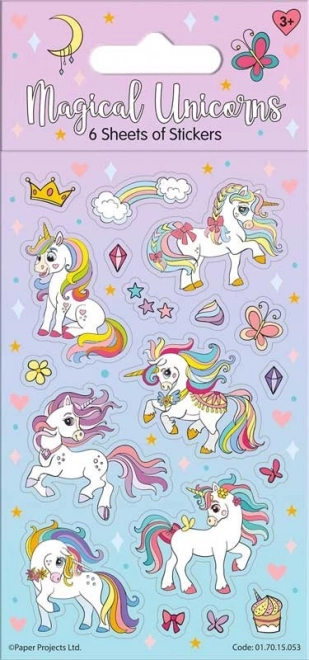 Stickers met eenhoorns