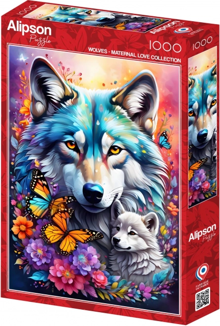 Puzzel Moederliefde Wolven 1000 stukjes