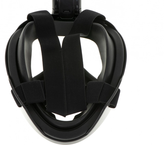 Opvouwbaar gezichtsbedekkend masker met snorkel L/XL zwart