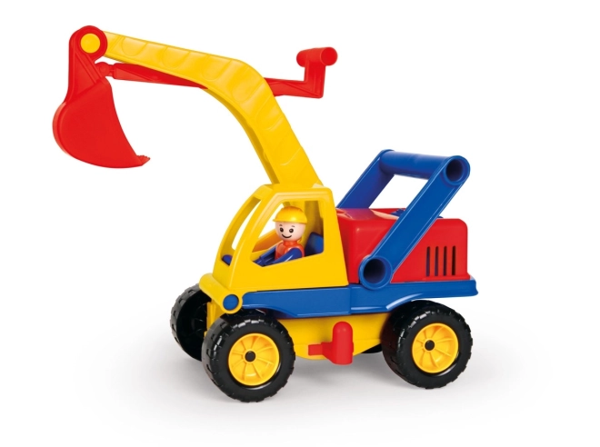 Graafmachine-speelgoedauto met figuur 32cm