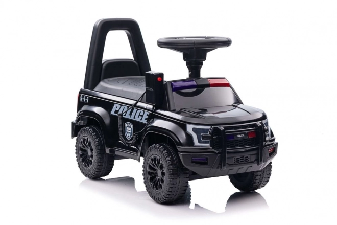 Kinderloopfiets Politie zwart