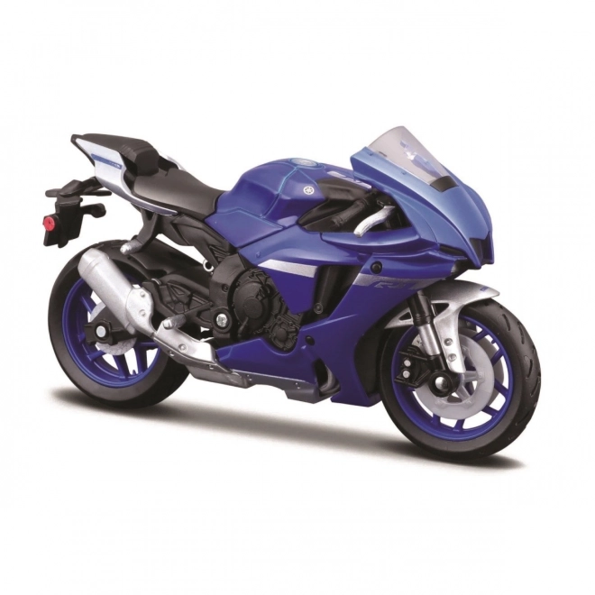Model motorfiets Yamaha YZF-R1 2021 op schaal 1/18