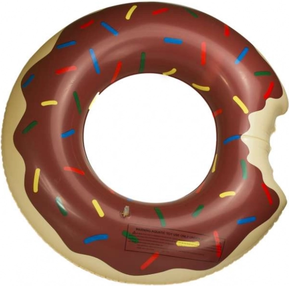 Stylish bitten donut