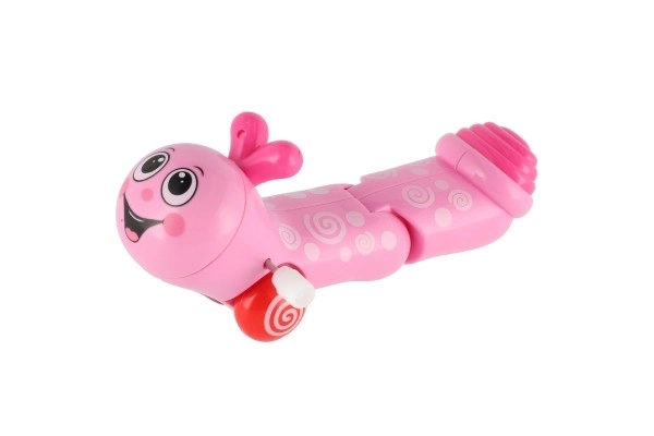Kruipende plastic worm van 13cm, verkrijgbaar in 6 kleuren, 12 stuks in doos