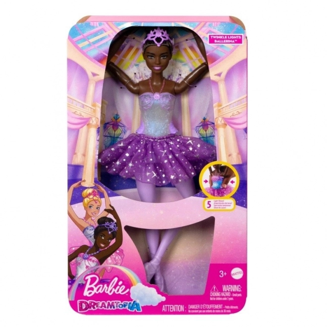 Barbie Dreamtopia balletdanseres Magische Lichten Bruinette
