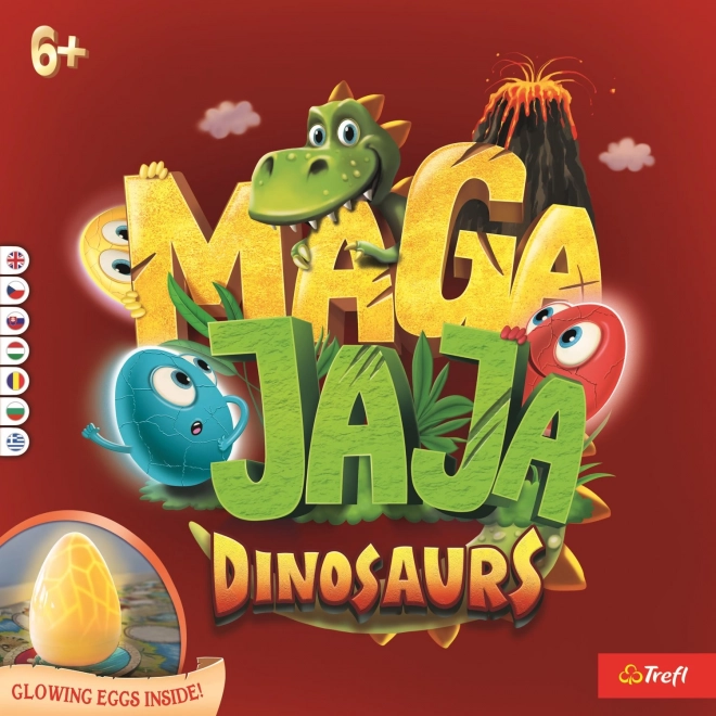 Magajaja Dinosauriër bordspel in doos 26x26x8cm