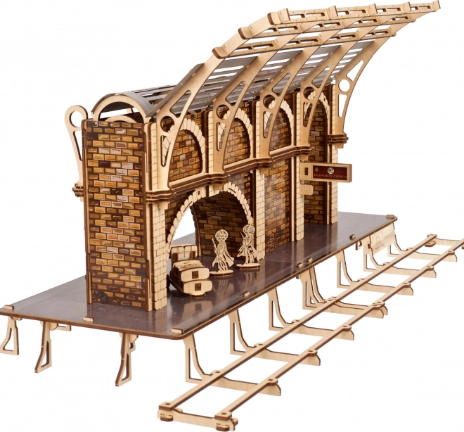 Ugears 3D wooden mechanical puzzle HARRY POTTER – train platform