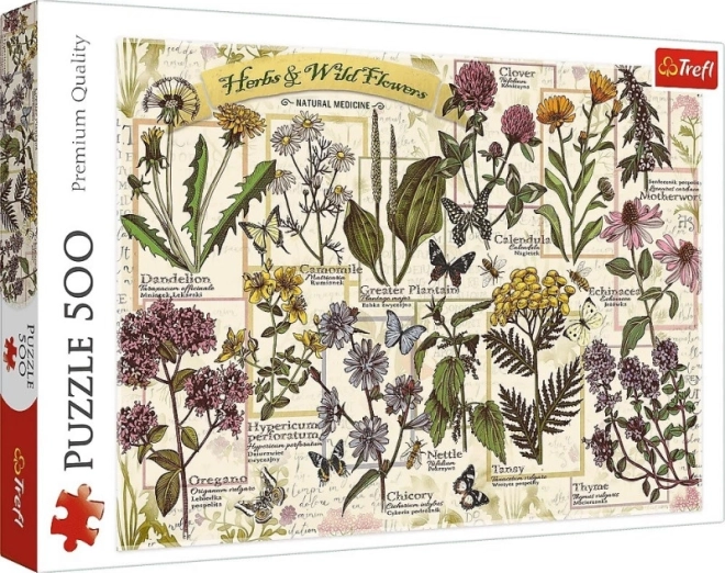 Puzzel 500 stukjes Kruidenboek