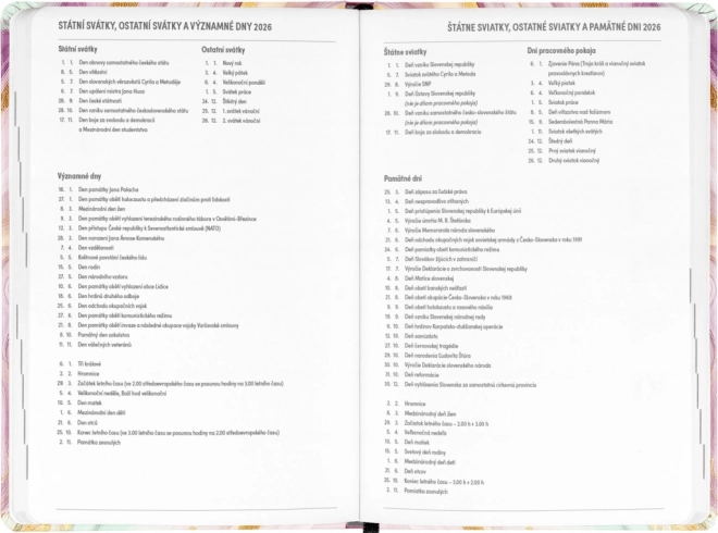 Agenda NOTIQUE Petito - Marbre rose