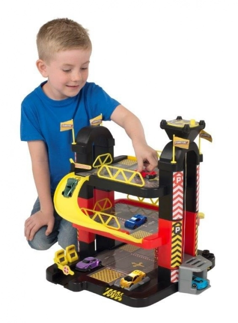 Teamsterz dreistöckige Garage mit Autos