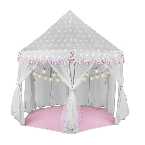 Kinder grijs-roze tent Kruzzel 23476