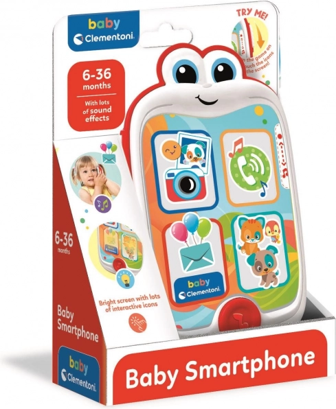 CLEMENTONI BABY interactive kids' smartphone with sounds