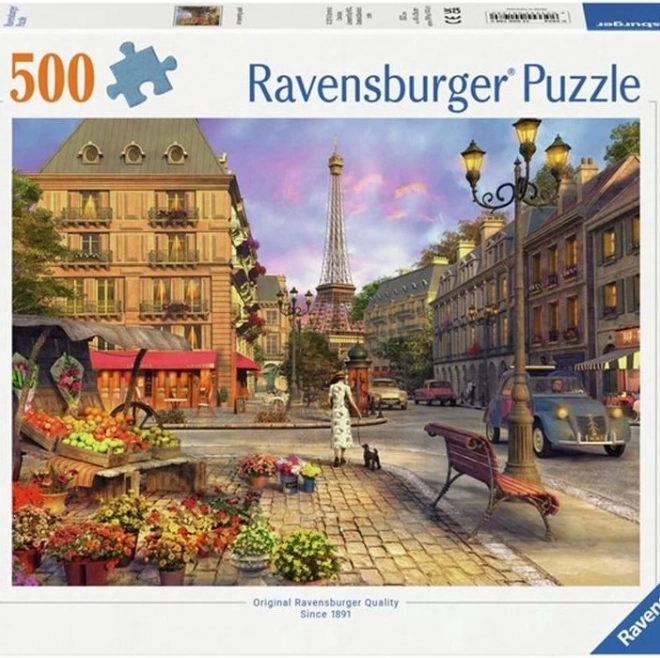 Puzzle Spaziergang durch Paris 500 Teile