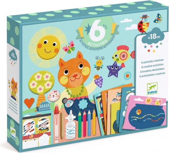 DJECO Kunstzinnige set Kat en vrienden