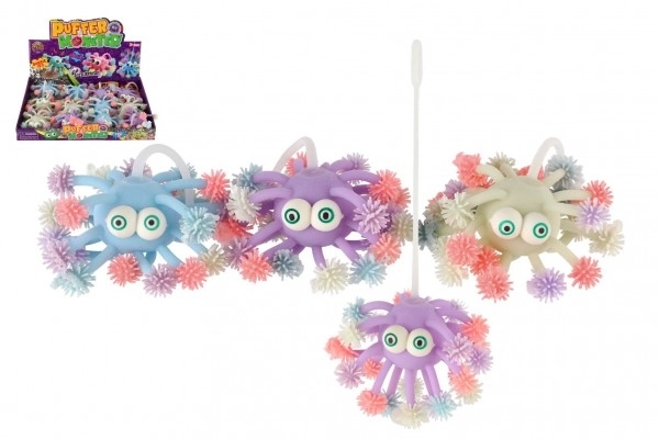 Antistress Monster/Bal knijpbare slijm 10cm optie 3 kleuren
