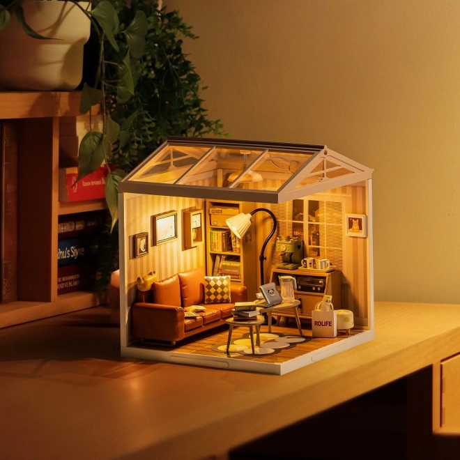 RoboTime miniature de maison salon confortable