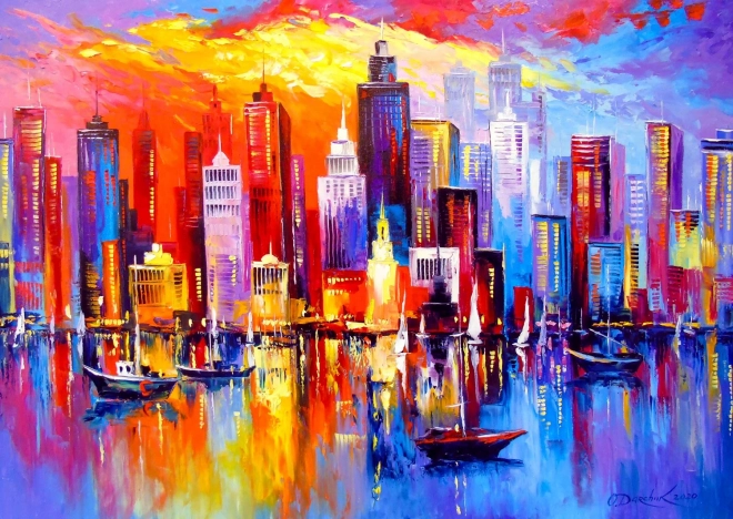 Enjoy puzzle New York en soirée 1000 pièces