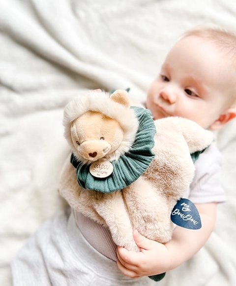 Doudou Slaapknuffel leeuwtje 3v1