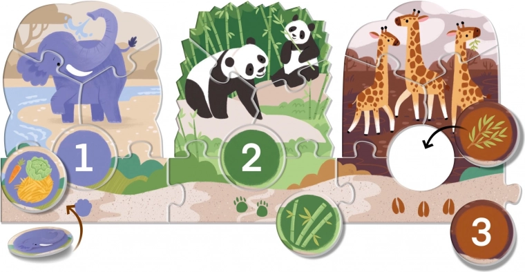 Spelenderwijs leren over sporen en voedsel