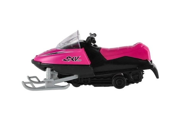 Toy snow scooter metal/plastic 13 cm, wind-up, 6 colors