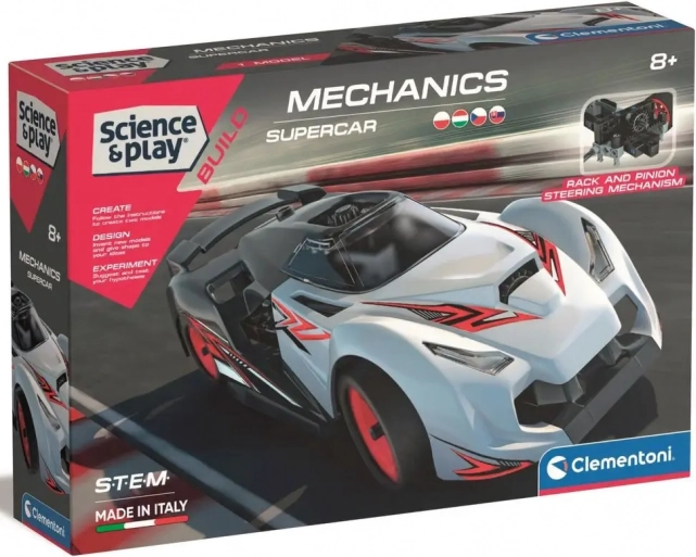 Clementoni laboratoire mécanique – voiture de course