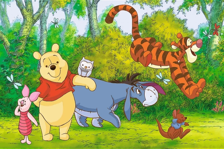 Puzzel Winnie de Poeh Smaak van Honing 60 stukjes TREFL