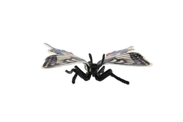Tropische vlinder Papilio/venkelvlinder zooted plastic 8cm in zak