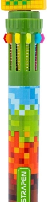 Astra pen with 10 refills Pixel One II (color mix)