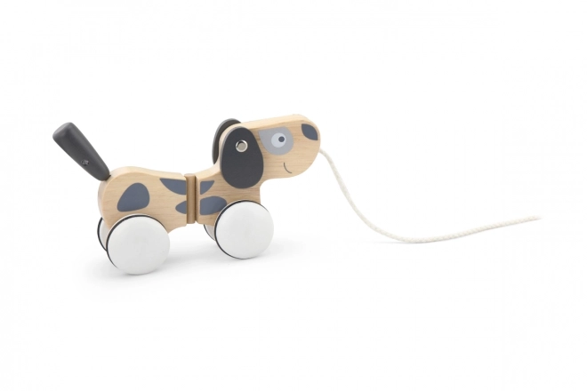 Houten trekkar - hond