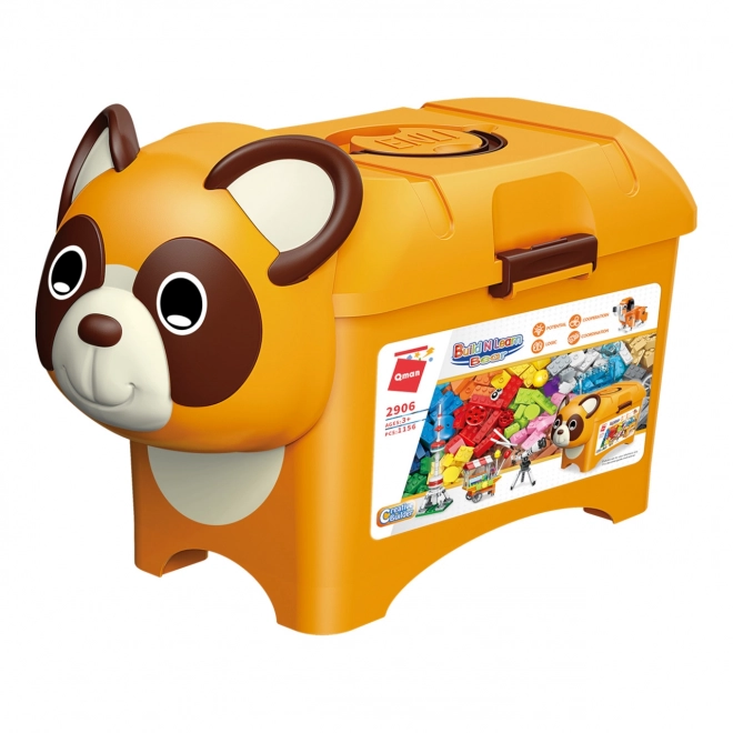 Qman Baukasten Bär Box