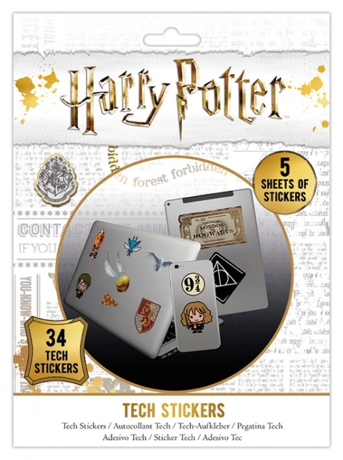 Harry-Potter-Motivaufkleber-Set, 34 Stück