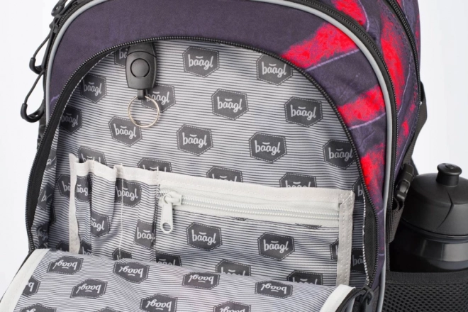 BAAGL ENSEMBLE 3 Core Láva: sac à dos, trousse, sac