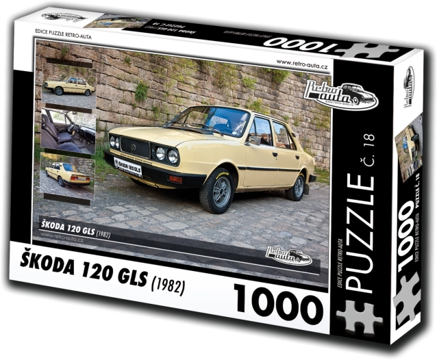 Puzzel RETRO-AUTO’s Škoda 120 GLS 1000 stukjes