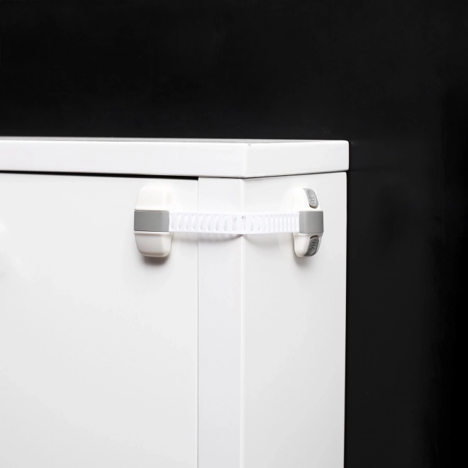 Universeel slot, wit/grijs