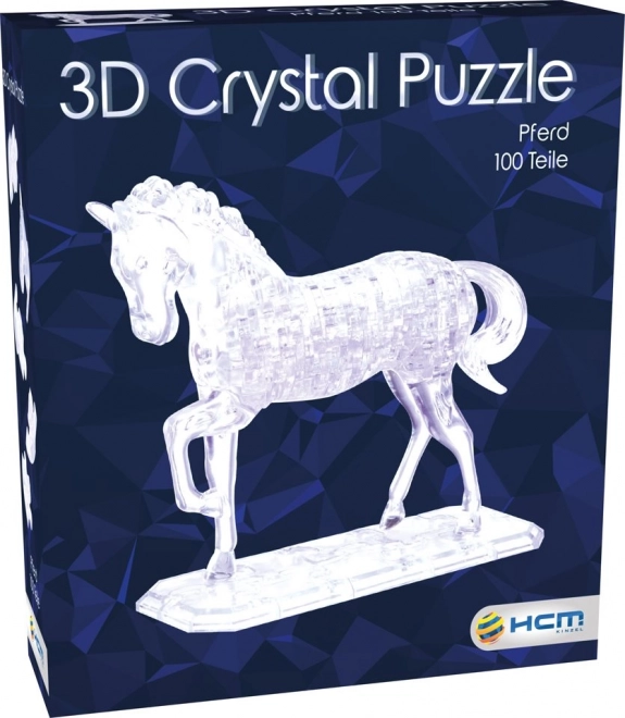 HCM Kinzel 3D Crystal Horse Puzzle