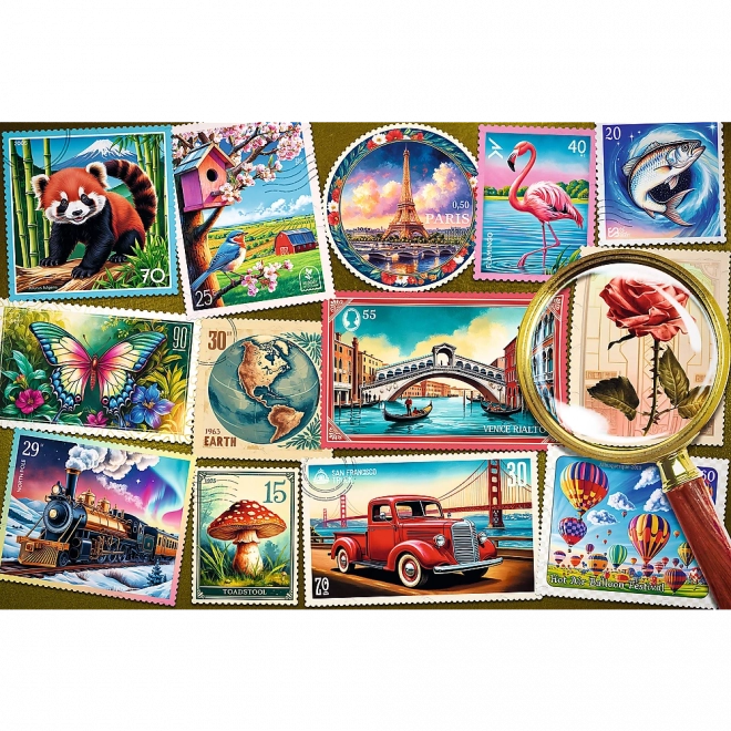 Puzzle Briefmarken Post - 300 Teile Trefl