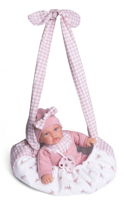 Antonio Juan 12441 PETIT - realistische pop met zacht stoffen lichaam - 27 cm