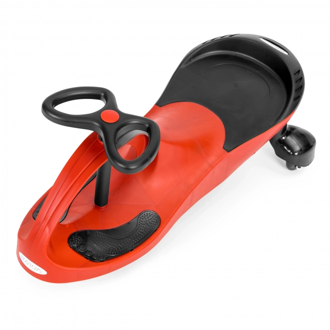 Ride-On Wiggle Car with LED Wheels by Ecotoys - Red