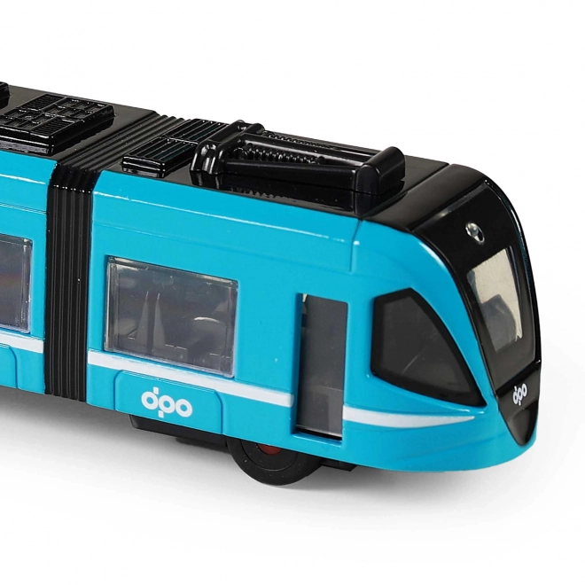 Moderne metalen tram DPO Ostrava 23 cm
