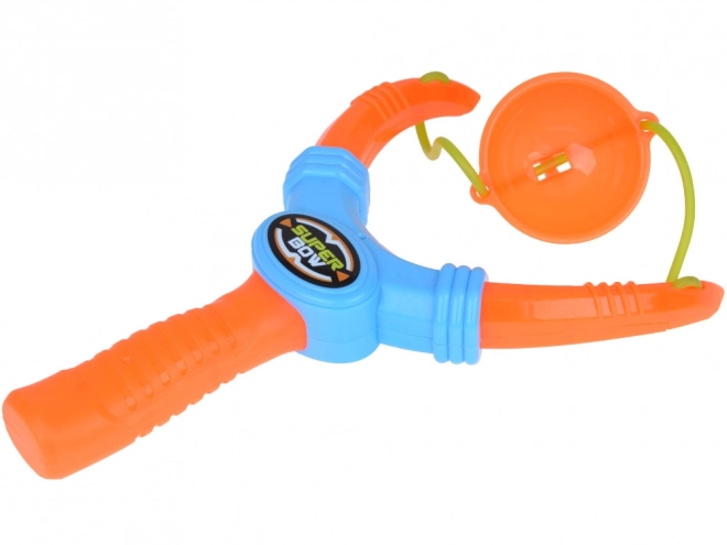 Kinder katapult speelgoed met drie zachte ballen
