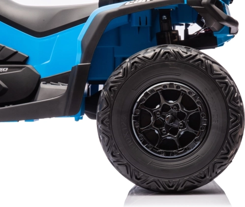 Large EVA wheels and rear suspension