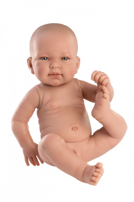 Llorens 73801 NEW BORN JONGEN - realistische babypop met volledig vinyllichaam - 40 cm