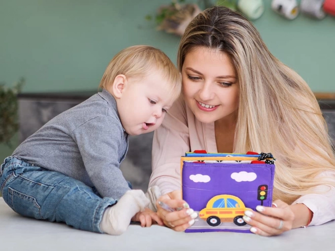 Faltbares Sinnesbuch für Babys