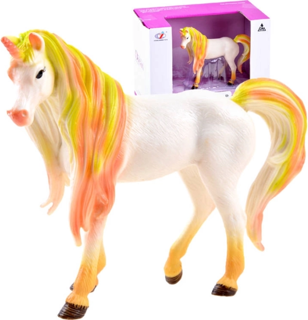 Eenhoornfiguur met regenboogmanen – Eenhoorn