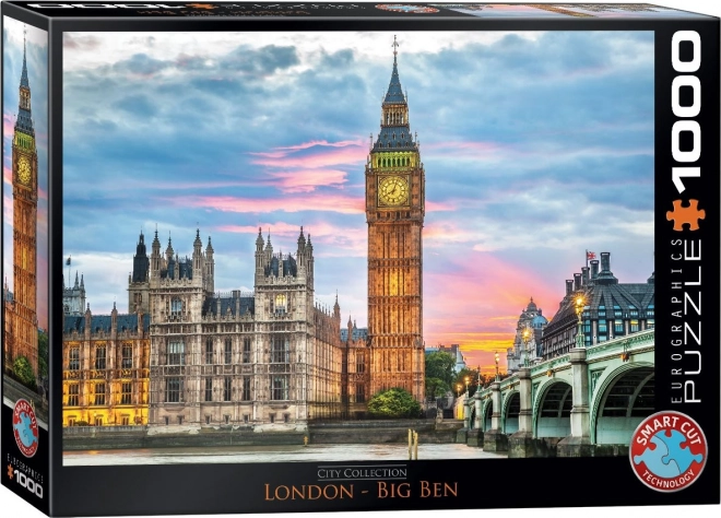 EUROGRAPHICS Puzzel Londen - Big Ben 1000 stukjes