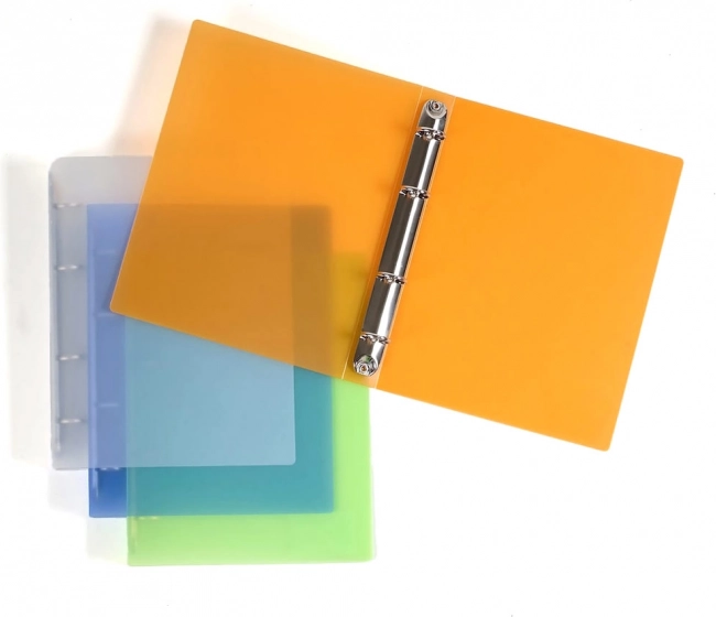 Classeur Opaline bleu A5
