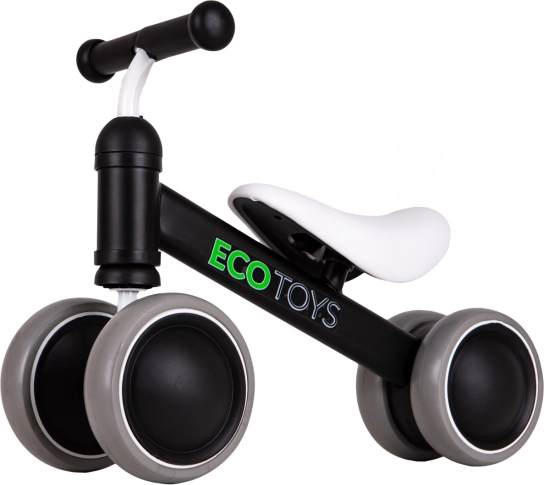 ECOTOYS Mini Balance Bike for Kids, Black