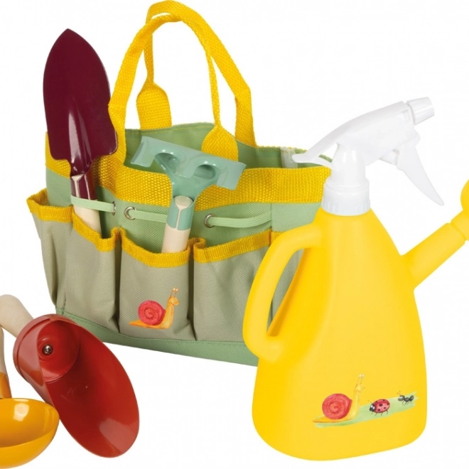 Children's Gardening Tool Set in a Tiny Garden Bag